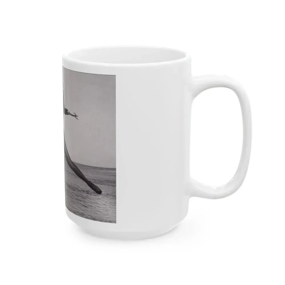 Julie Newmar #378 (Vintage Female Icon) White Coffee Mug - Go Mug Yourself