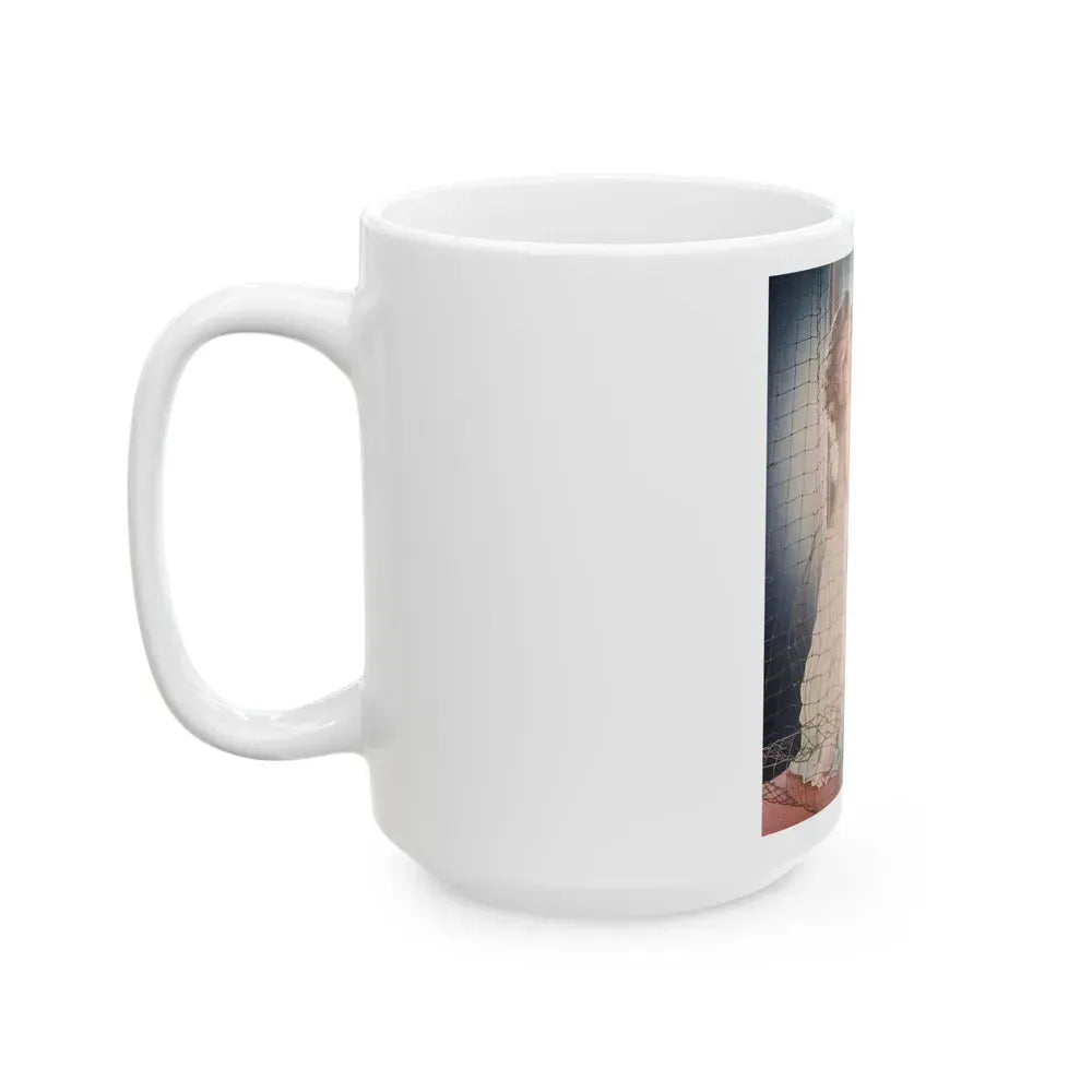 Julie Newmar #385 (Vintage Female Icon) White Coffee Mug - Go Mug Yourself
