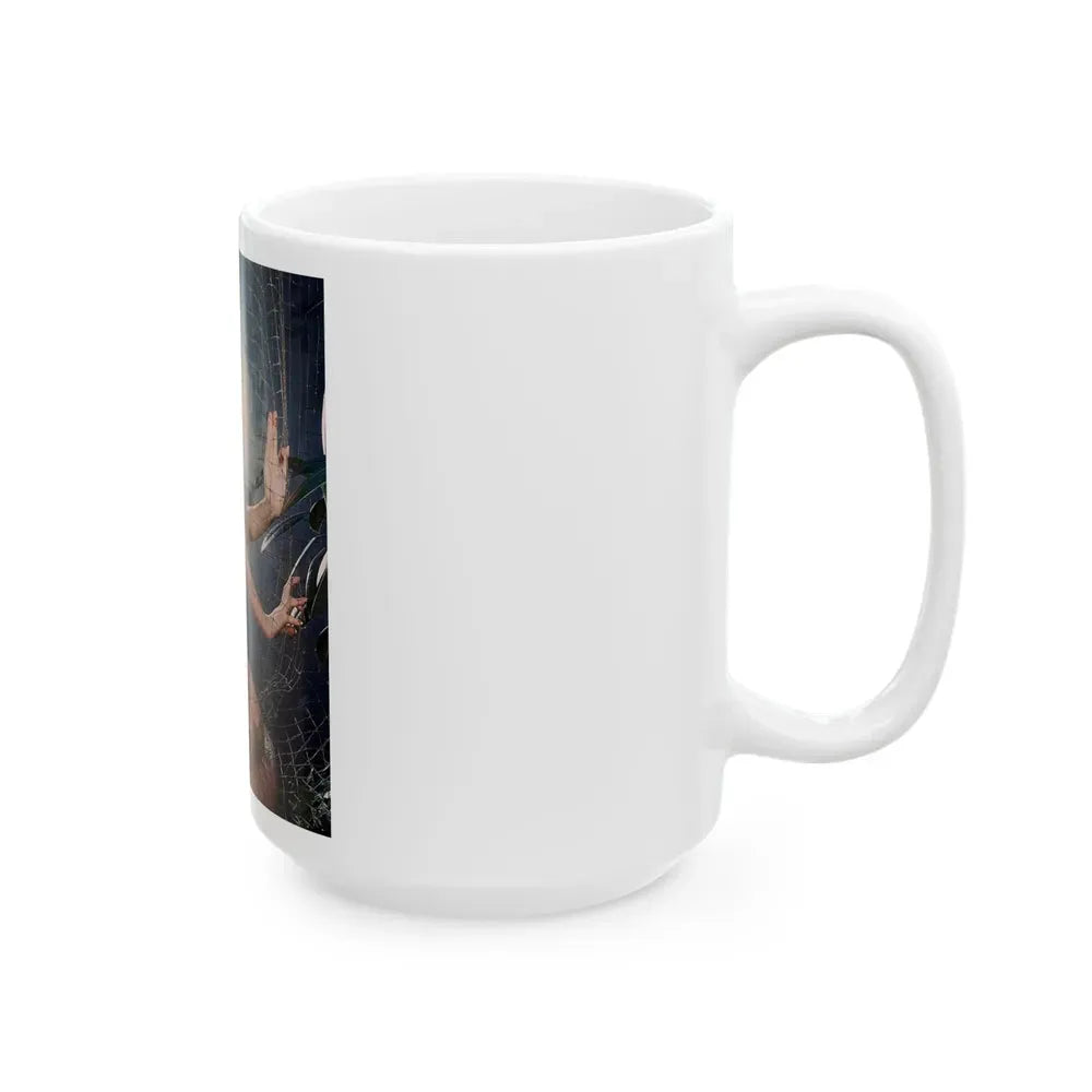Julie Newmar #385 (Vintage Female Icon) White Coffee Mug - Go Mug Yourself