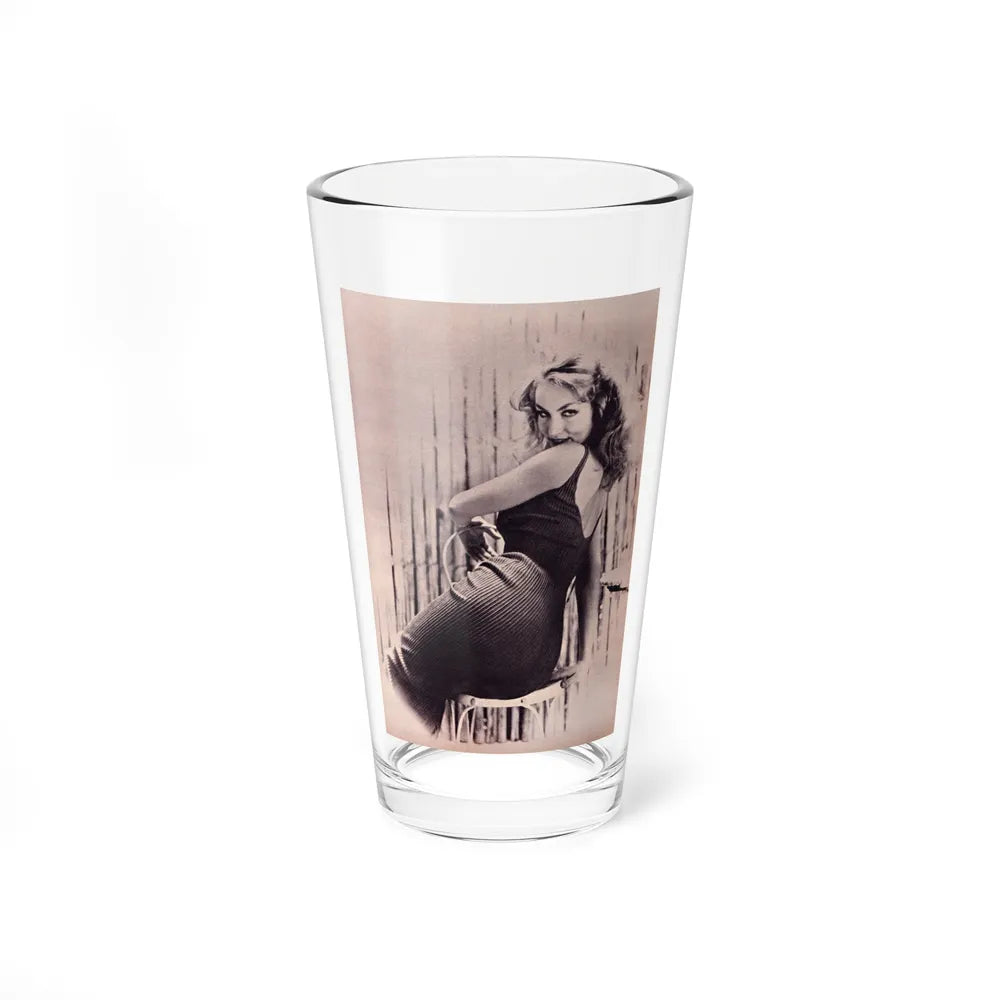 Julie Newmar #404 (Vintage Female Icon) Pint Glass 16oz 16oz - Go Mug Yourself