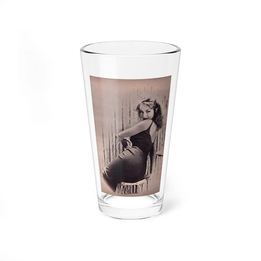 Julie Newmar #447 (Vintage Female Icon) Pint Glass 16oz 16oz - Go Mug Yourself