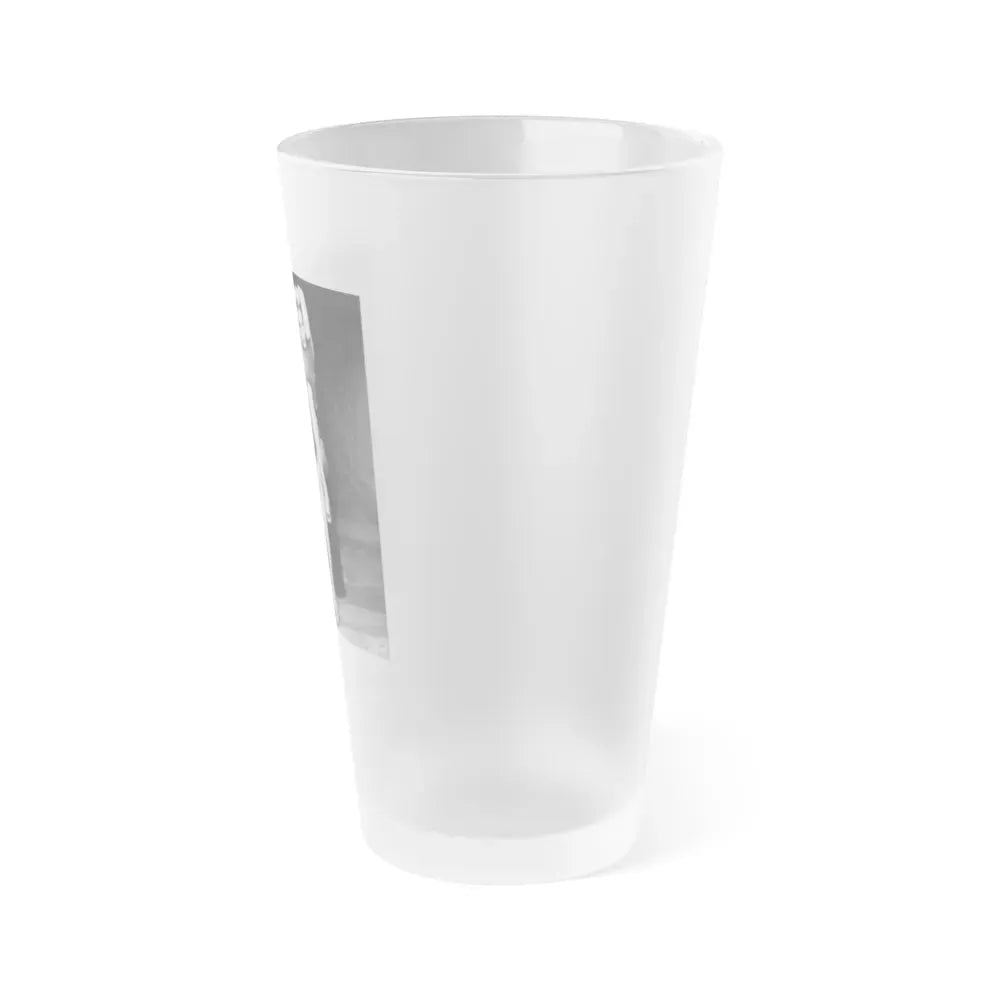 Julie Newmar #449 (Vintage Female Icon) Frosted Pint Glass 16oz - Go Mug Yourself