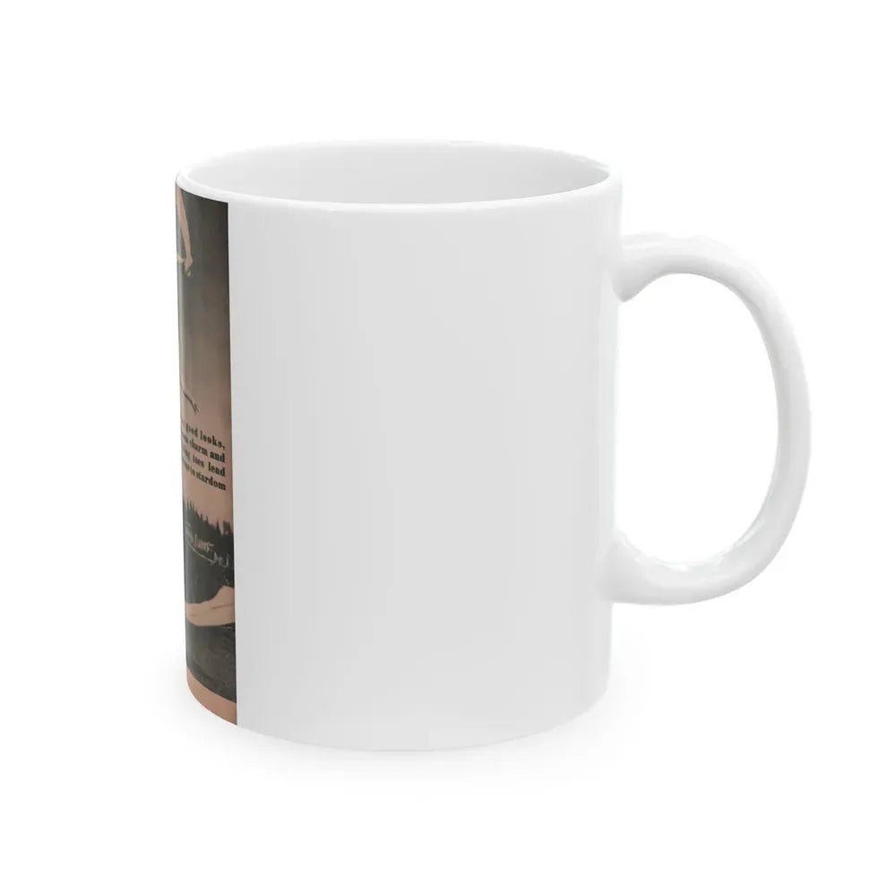 Julie Newmar #456 - Intro to Julie Introduction to Julie with, 1 B&W Photo & Caption from EYE Digest Mag. Dec. '53 (Vintage Female Icon) White Coffee Mug - Go Mug Yourself