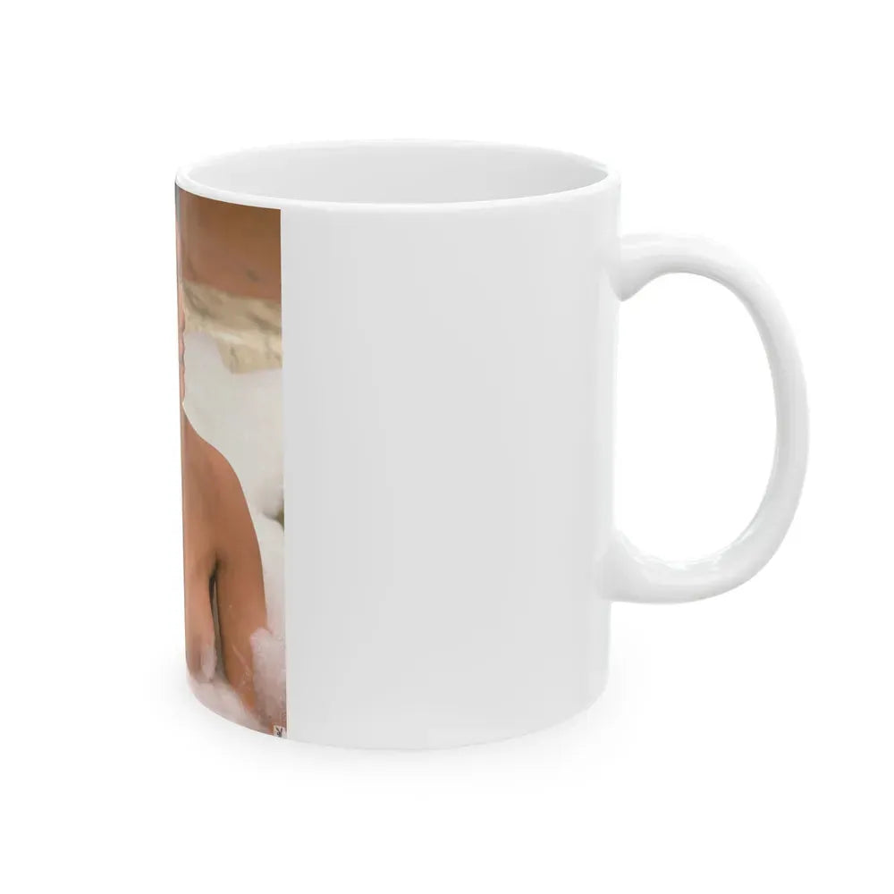 Julie Newmar #468 - Topless (Vintage Female Icon) White Coffee Mug - Go Mug Yourself