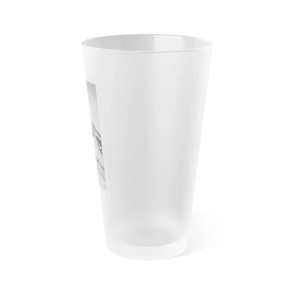 Julie Newmar #496 (Vintage Female Icon) Frosted Pint Glass 16oz - Go Mug Yourself