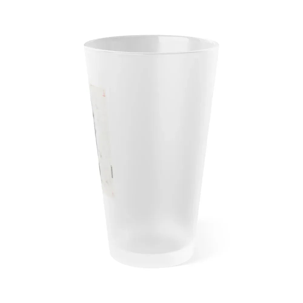 Julie Newmar #507 (Vintage Female Icon) Frosted Pint Glass 16oz - Go Mug Yourself