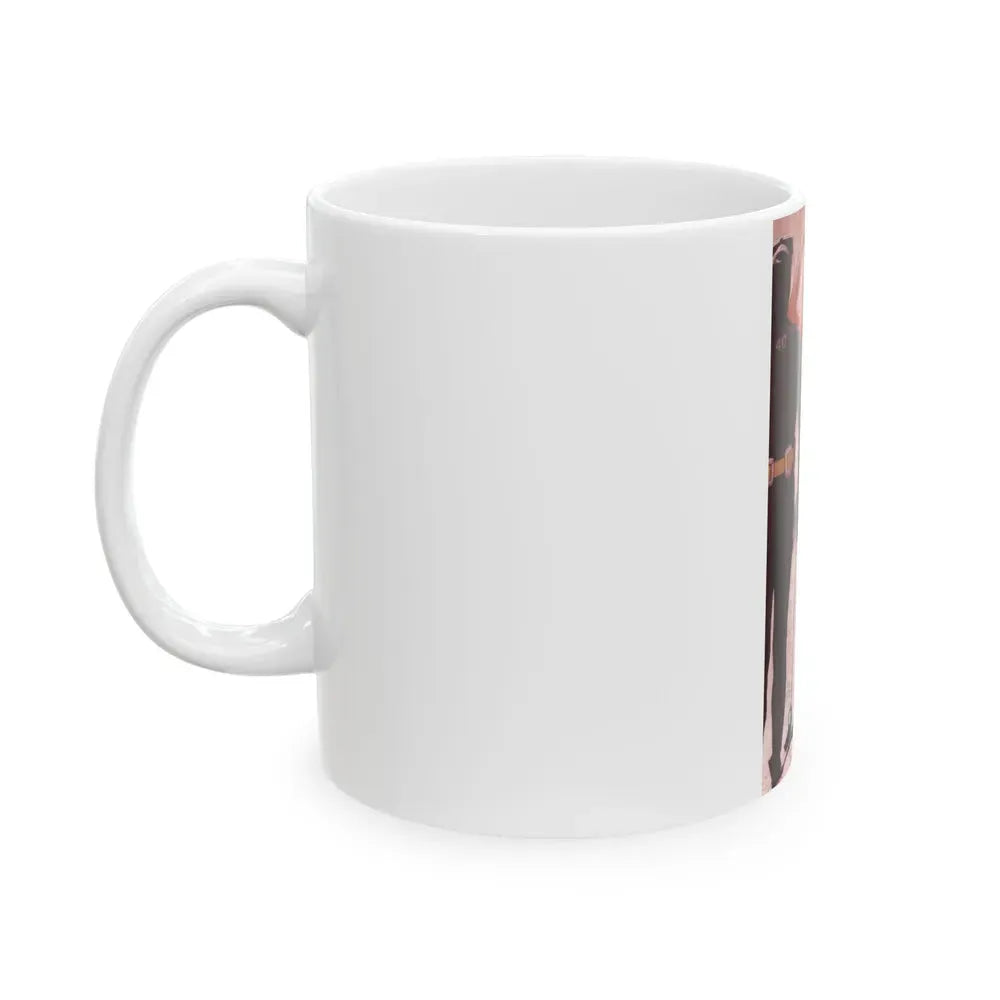Julie Newmar #61 (Vintage Female Icon) White Coffee Mug - Go Mug Yourself