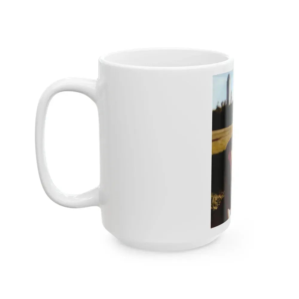 Julie Newmar #79 (Vintage Female Icon) White Coffee Mug - Go Mug Yourself