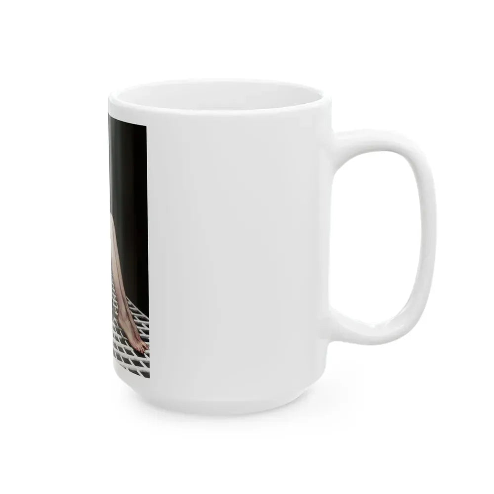 Julie Newmar #81 (Vintage Female Icon) White Coffee Mug - Go Mug Yourself
