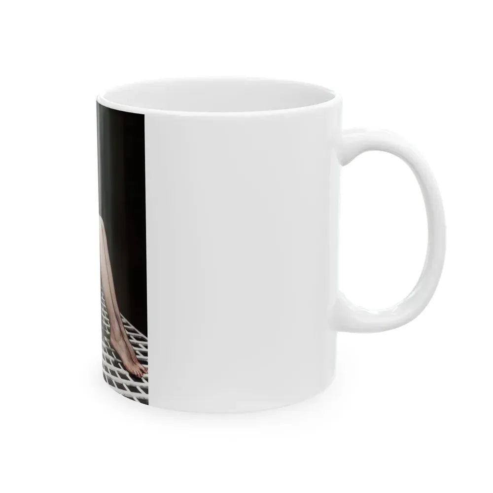 Julie Newmar #81 (Vintage Female Icon) White Coffee Mug - Go Mug Yourself