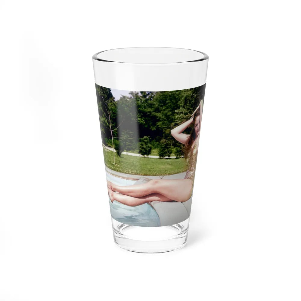 Julie Newmar ## (Vintage Female Icon) Pint Glass 16oz 16oz - Go Mug Yourself