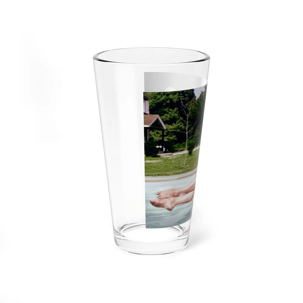 Julie Newmar ## (Vintage Female Icon) Pint Glass 16oz - Go Mug Yourself