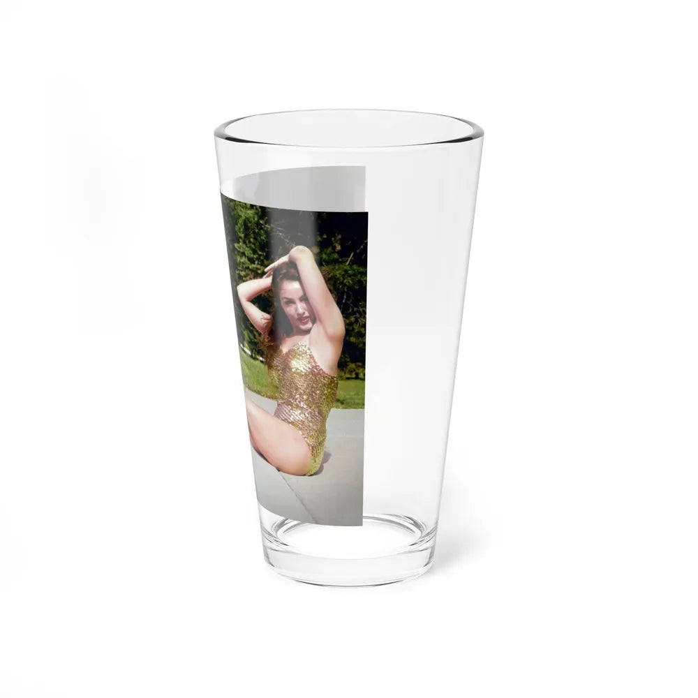 Julie Newmar ## (Vintage Female Icon) Pint Glass 16oz - Go Mug Yourself