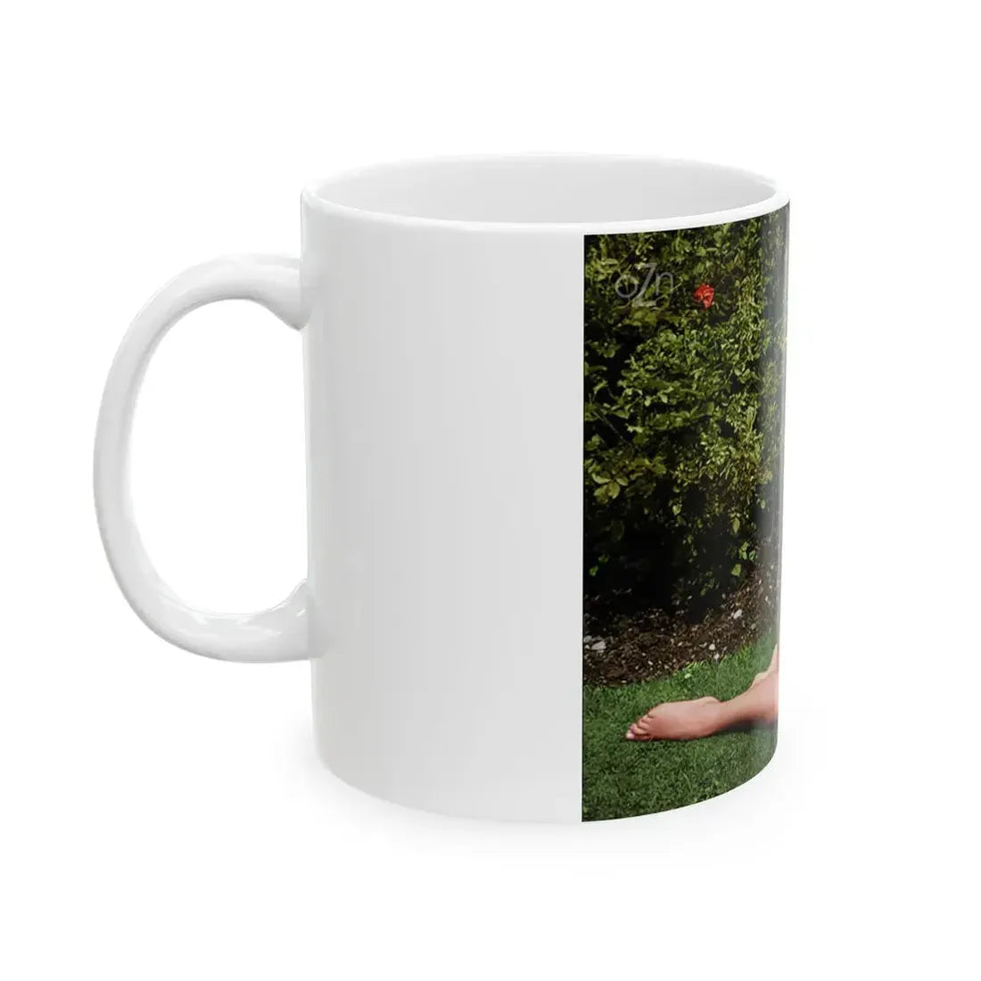 June Palmer #103 -See through black gown (Vintage Female Icon) White Coffee Mug - Go Mug Yourself