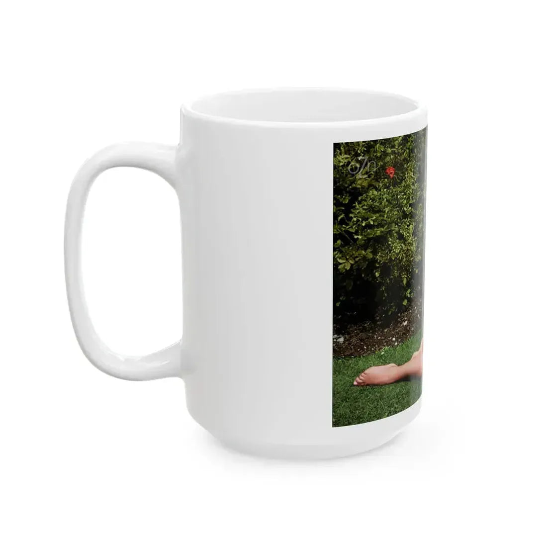 June Palmer #103 -See through black gown (Vintage Female Icon) White Coffee Mug - Go Mug Yourself