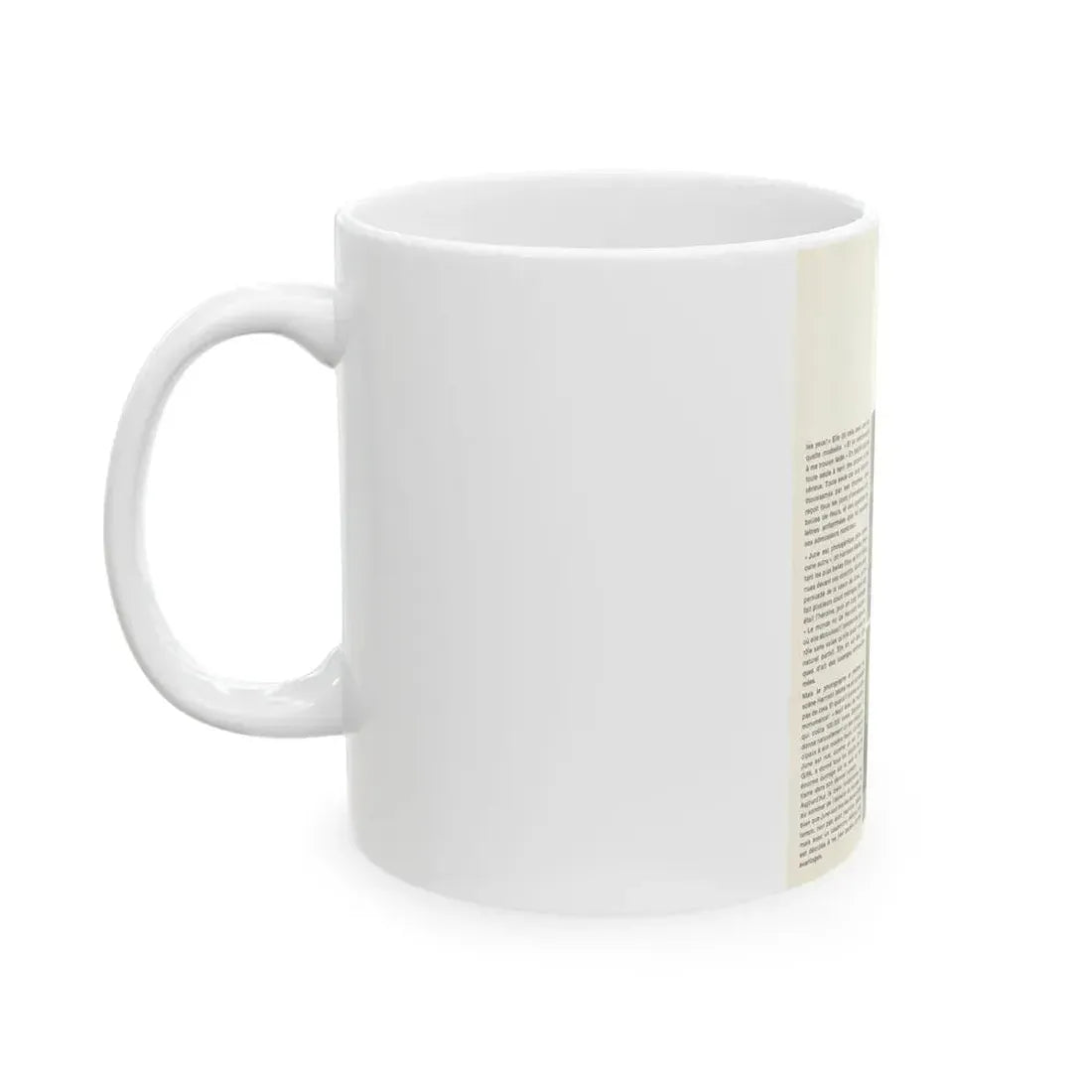 June Palmer #134 - Foreign Magazine Spread (Vintage Female Icon) White Coffee Mug - Go Mug Yourself