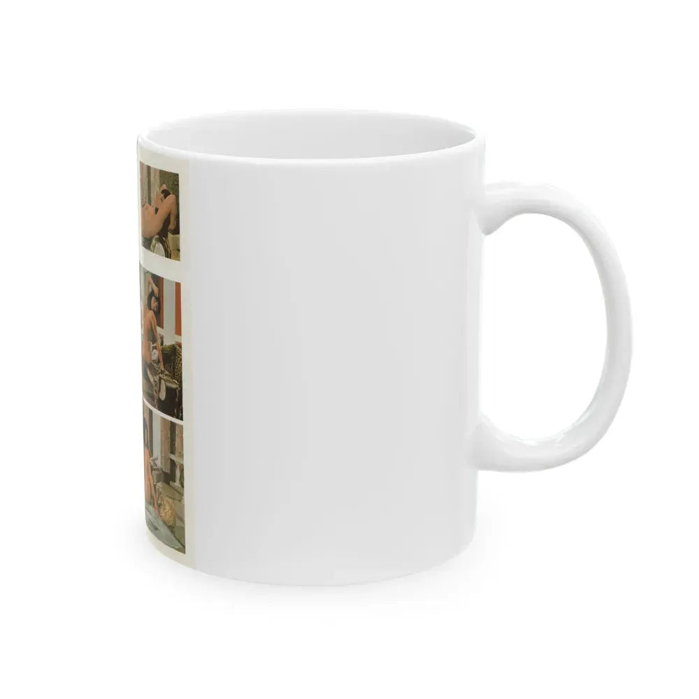 June Palmer #134 - Foreign Magazine Spread (Vintage Female Icon) White Coffee Mug - Go Mug Yourself