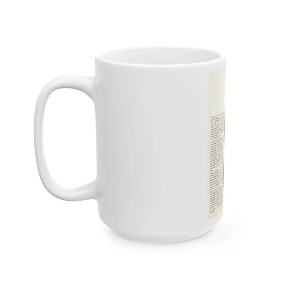 June Palmer #134 - Foreign Magazine Spread (Vintage Female Icon) White Coffee Mug - Go Mug Yourself