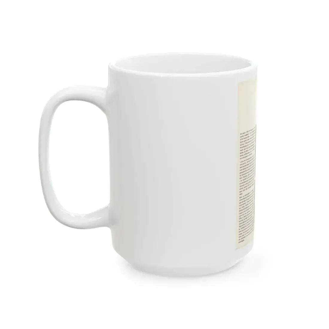 June Palmer #134 - Foreign Magazine Spread (Vintage Female Icon) White Coffee Mug - Go Mug Yourself