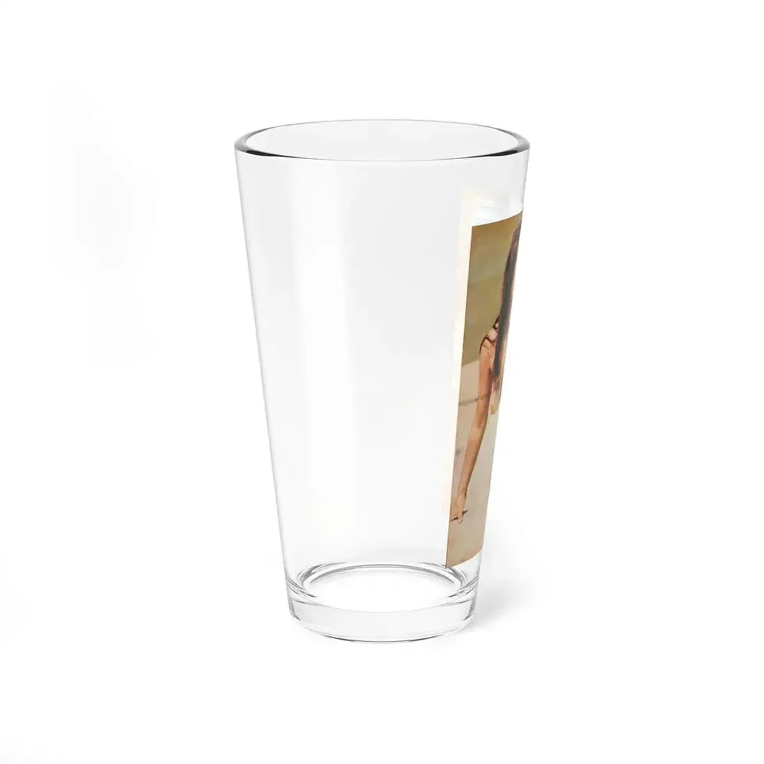 June Palmer #136 - Topless (Vintage Female Icon) Pint Glass 16oz - Go Mug Yourself