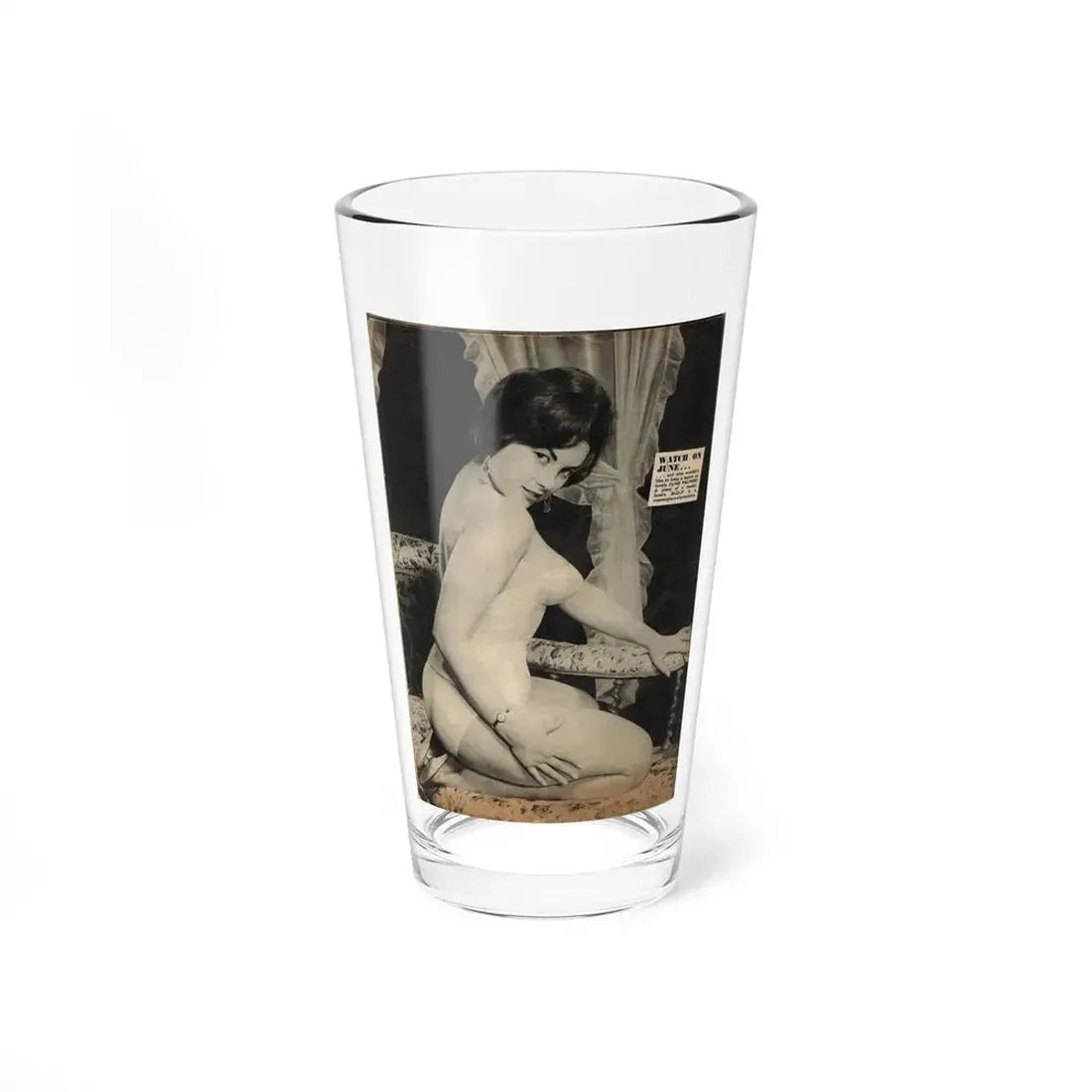 June Palmer #137 (Vintage Female Icon) Pint Glass 16oz 16oz - Go Mug Yourself