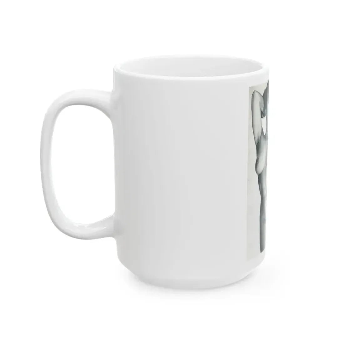 June Palmer #138 - Nude Magazine Spread (Vintage Female Icon) White Coffee Mug - Go Mug Yourself