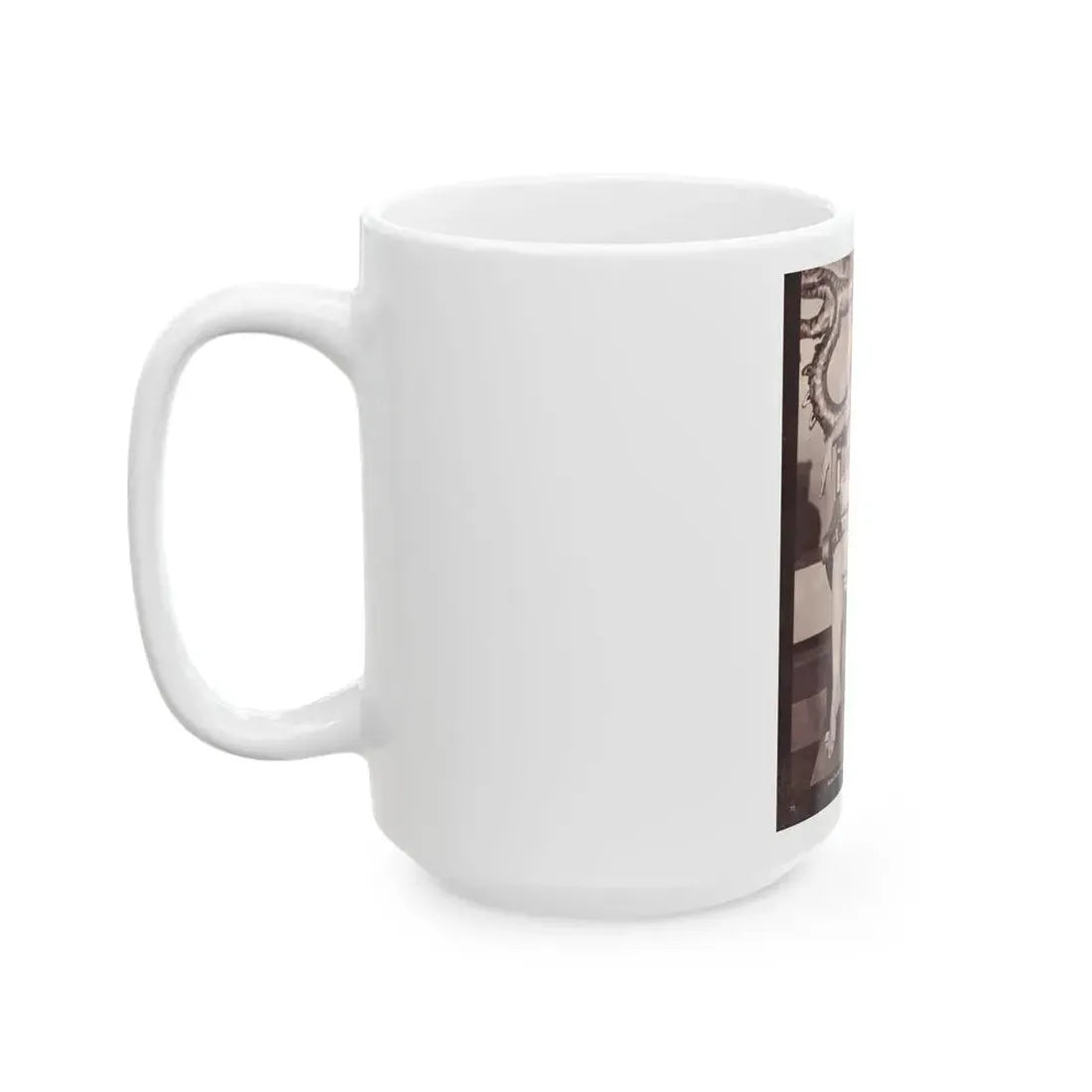 June Palmer #141 - Nude (Vintage Female Icon) White Coffee Mug - Go Mug Yourself