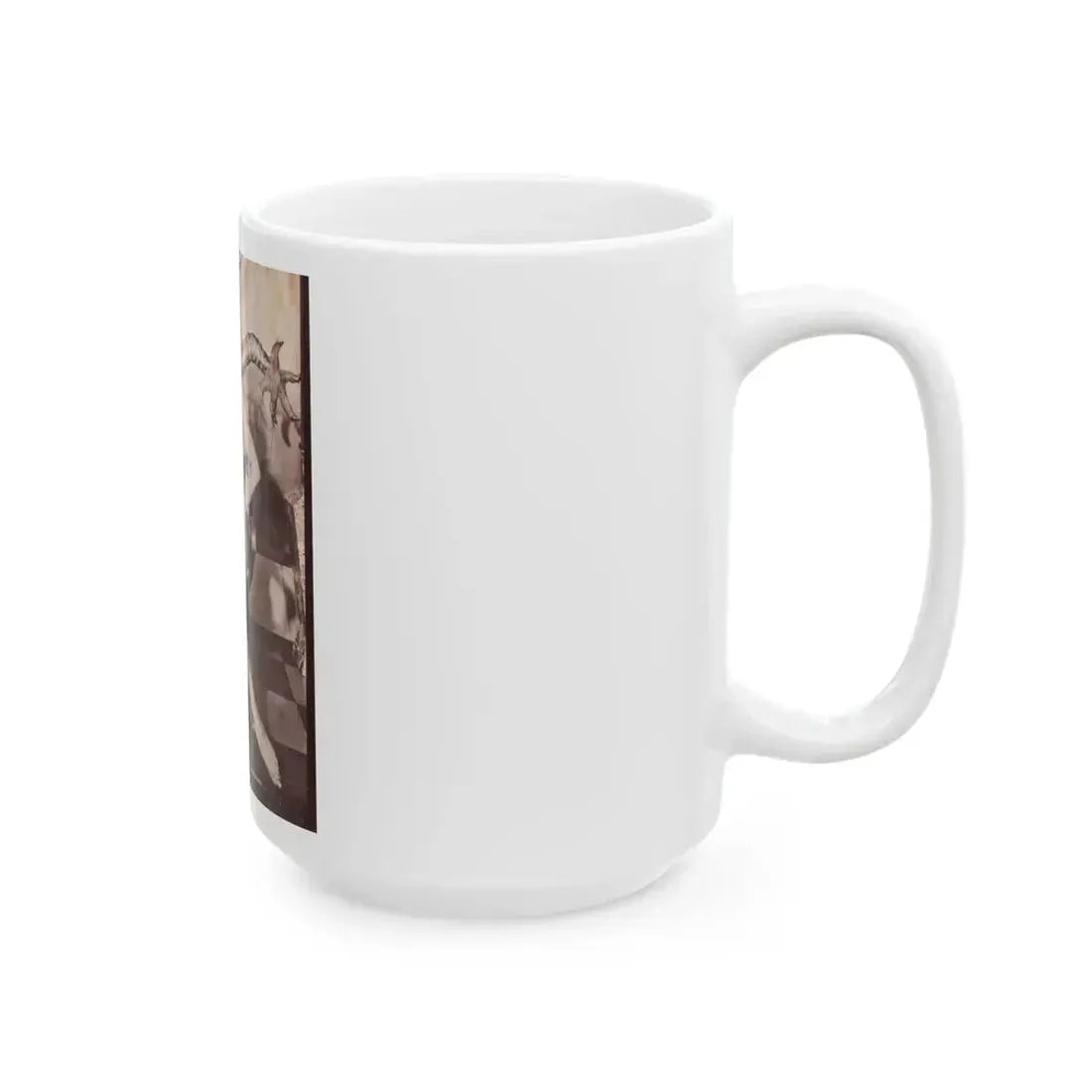 June Palmer #141 - Nude (Vintage Female Icon) White Coffee Mug - Go Mug Yourself