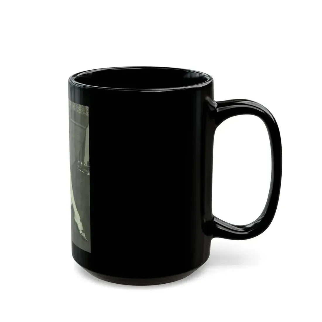 June Palmer #147 - Topless (Vintage Female Icon) Black Coffee Mug - Go Mug Yourself