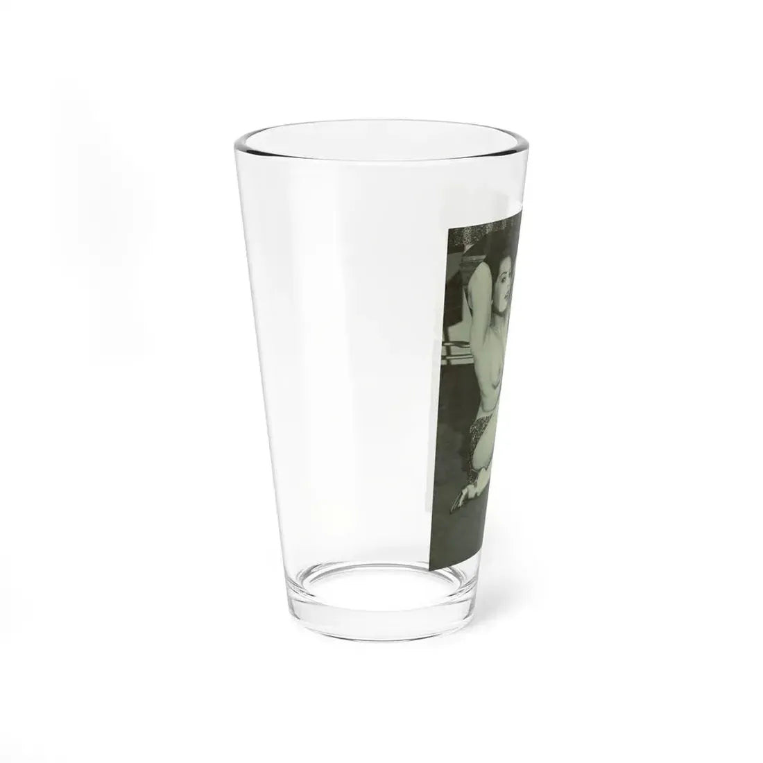 June Palmer #147 - Topless (Vintage Female Icon) Pint Glass 16oz - Go Mug Yourself
