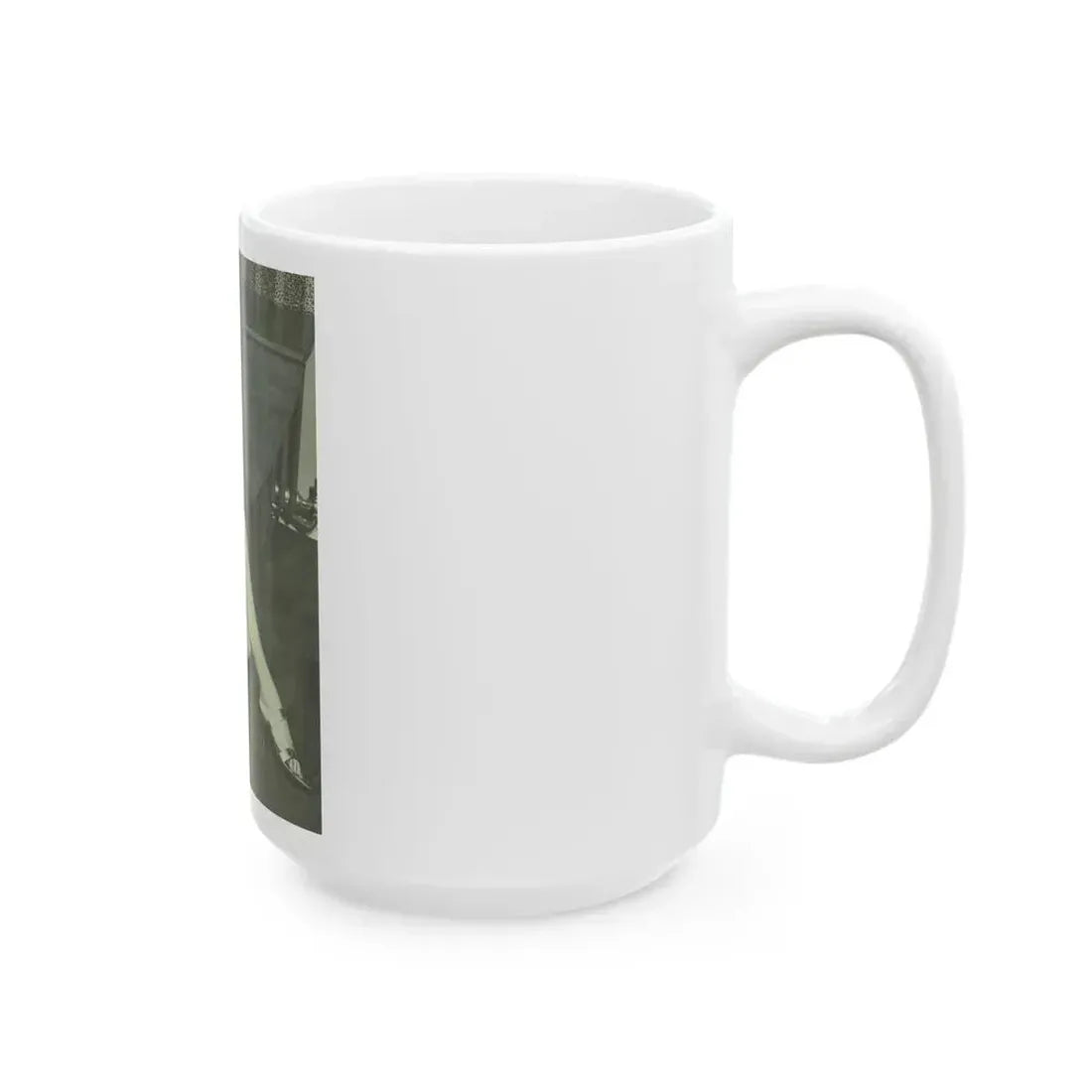June Palmer #147 - Topless (Vintage Female Icon) White Coffee Mug - Go Mug Yourself