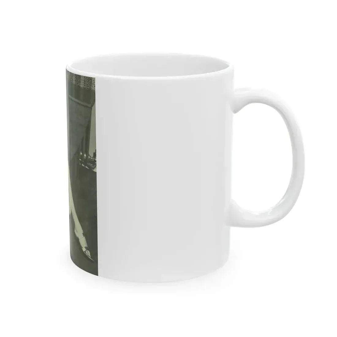 June Palmer #147 - Topless (Vintage Female Icon) White Coffee Mug - Go Mug Yourself