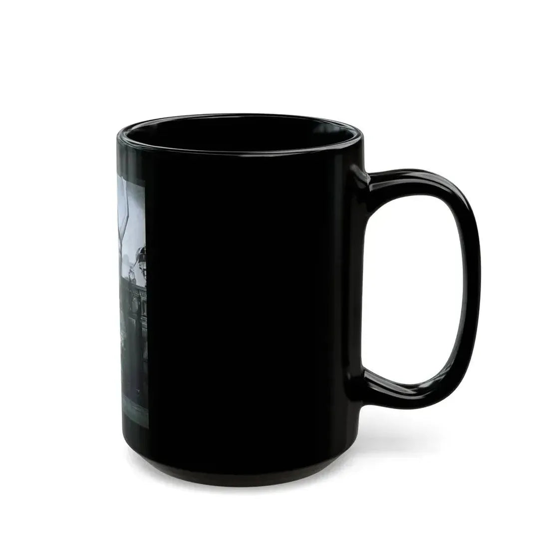 June Palmer #148 - Topless (Vintage Female Icon) Black Coffee Mug - Go Mug Yourself