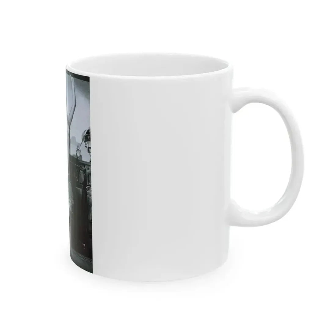 June Palmer #148 - Topless (Vintage Female Icon) White Coffee Mug - Go Mug Yourself