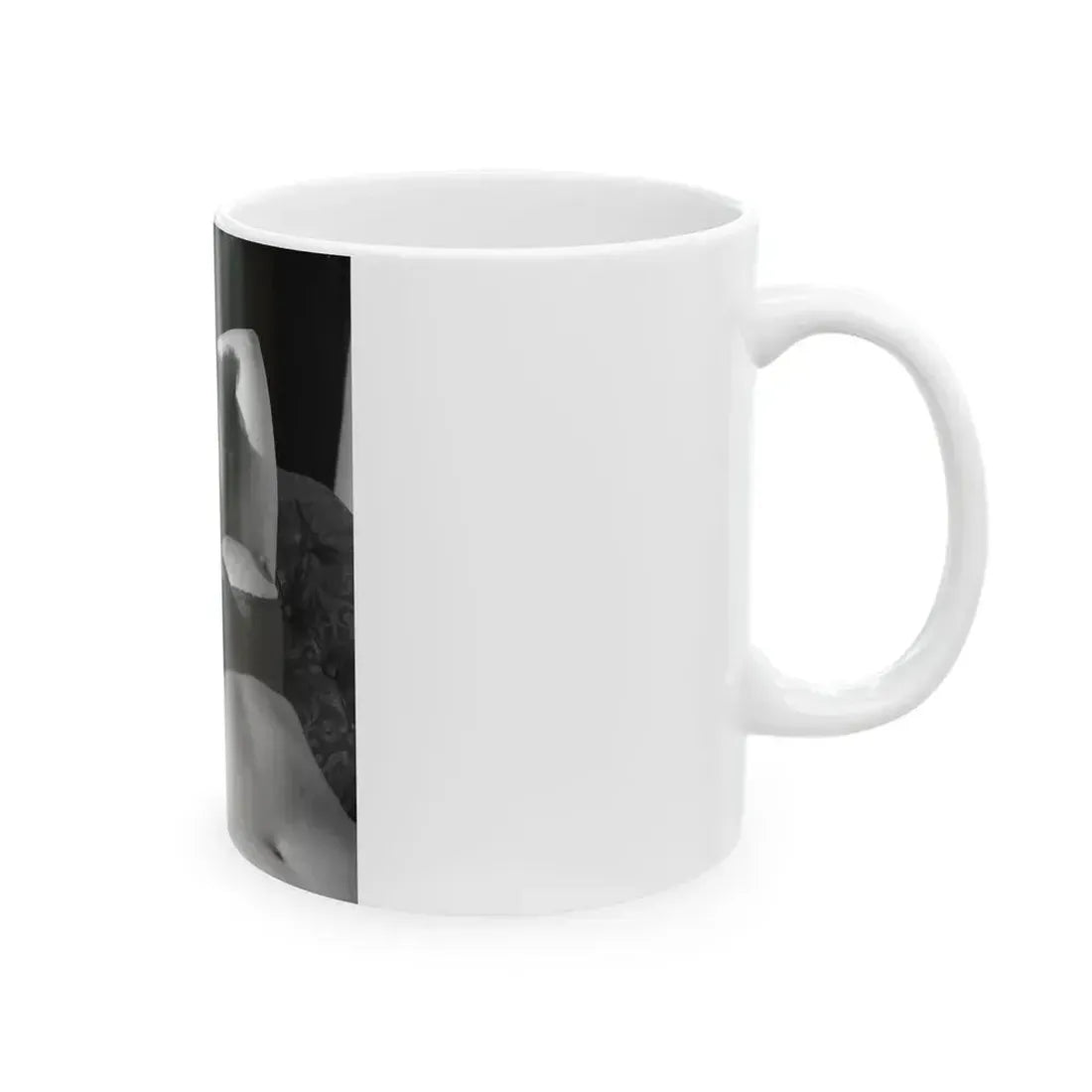 June Palmer #15 - Topless (Vintage Female Icon) White Coffee Mug - Go Mug Yourself