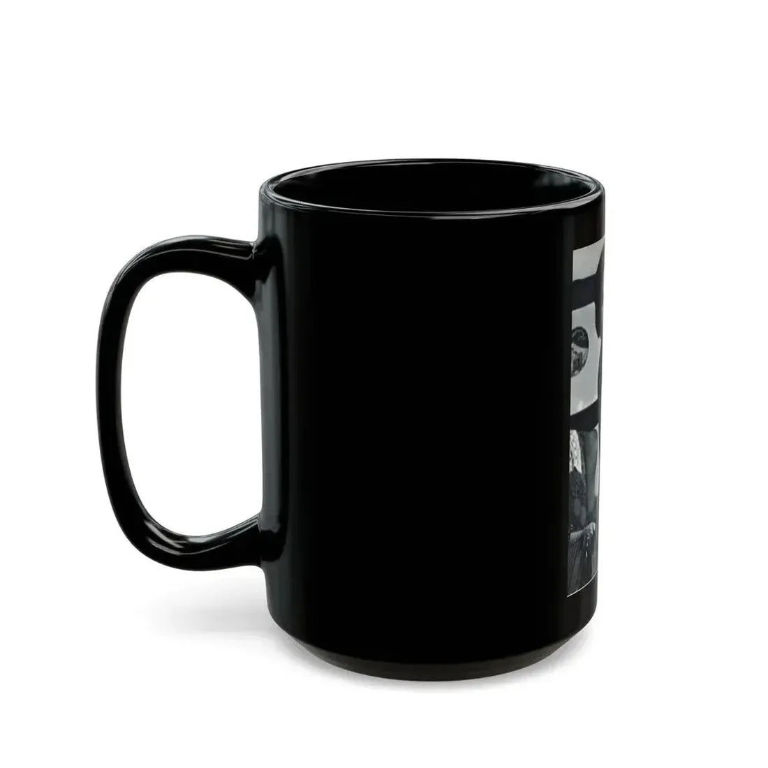 June Palmer #150 - Topless (Vintage Female Icon) Black Coffee Mug - Go Mug Yourself