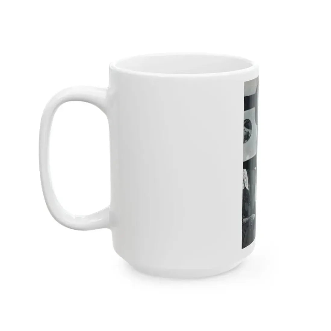 June Palmer #150 - Topless (Vintage Female Icon) White Coffee Mug - Go Mug Yourself