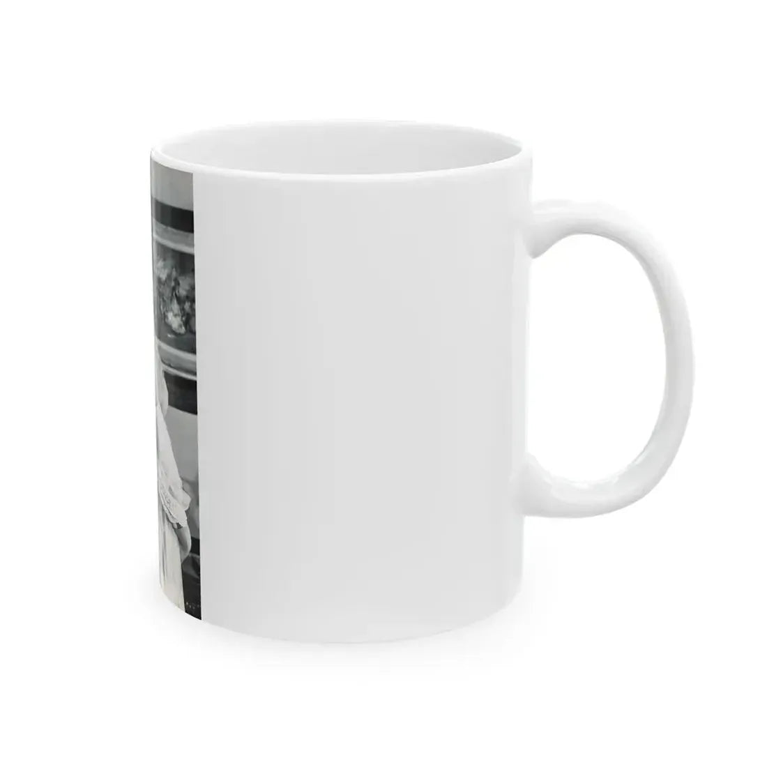 June Palmer #150 - Topless (Vintage Female Icon) White Coffee Mug - Go Mug Yourself