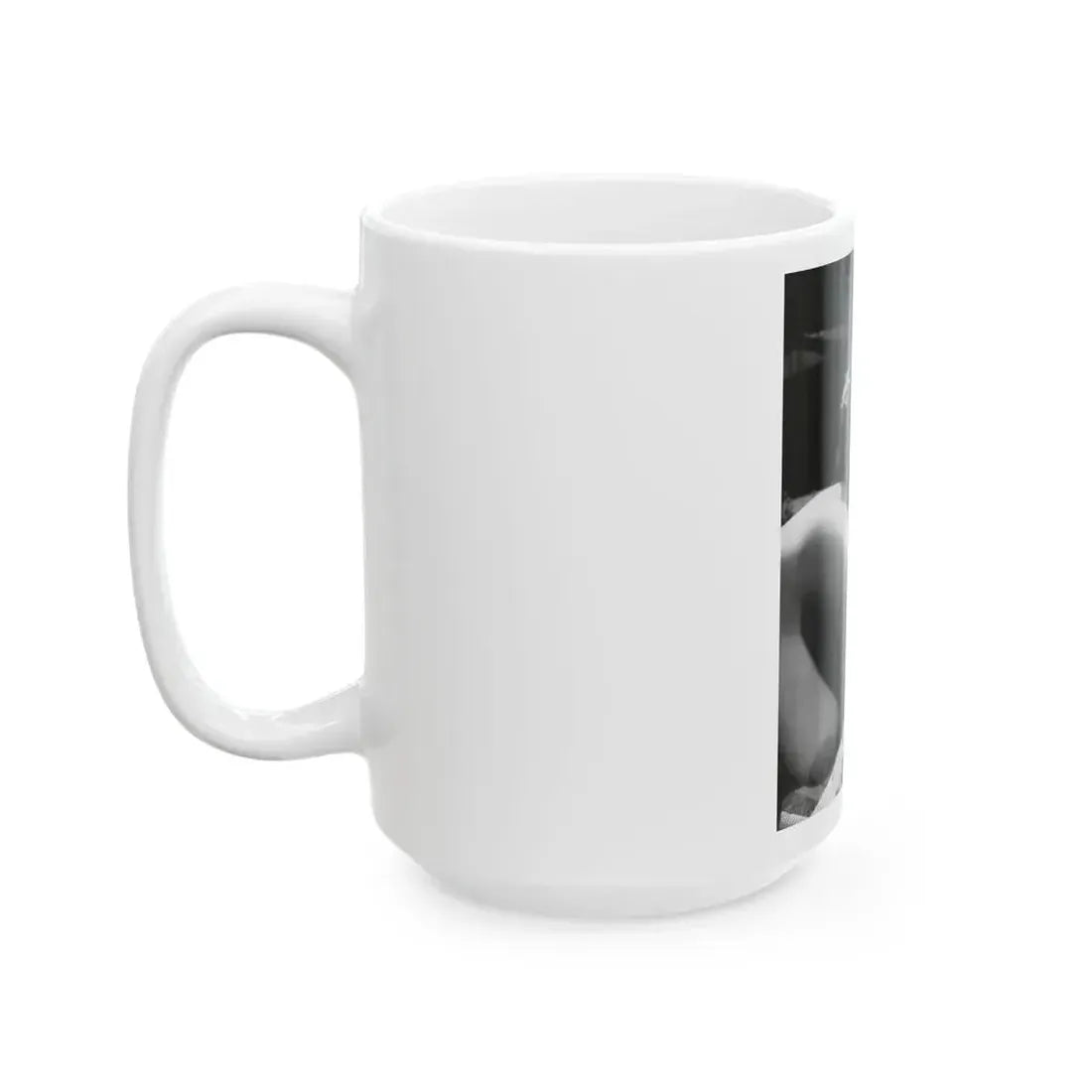 June Palmer #153 - Topless (Vintage Female Icon) White Coffee Mug - Go Mug Yourself