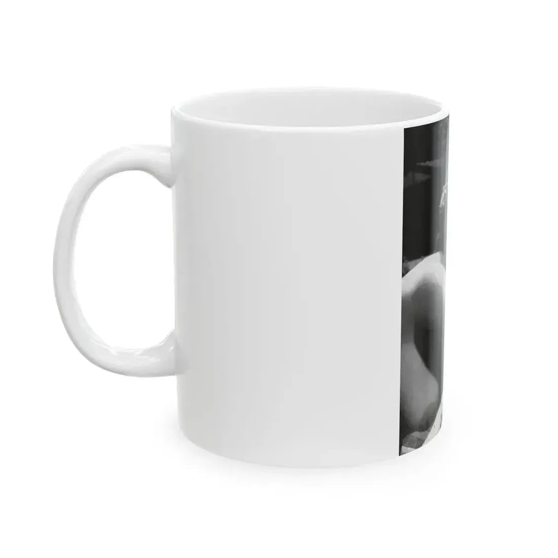 June Palmer #153 - Topless (Vintage Female Icon) White Coffee Mug - Go Mug Yourself