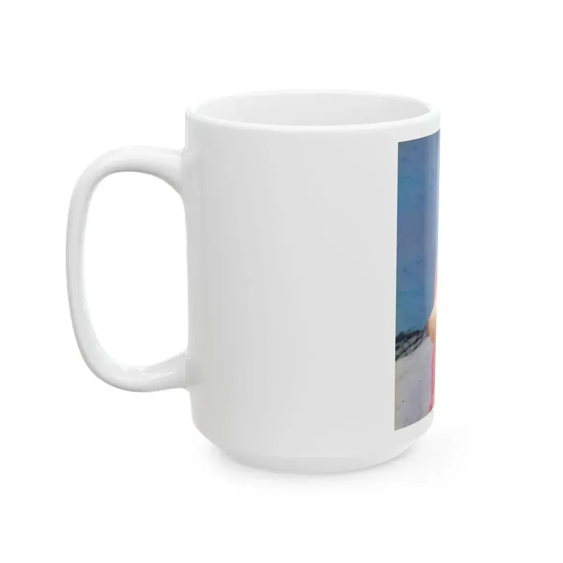 June Palmer #164 - Topless (Vintage Female Icon) White Coffee Mug - Go Mug Yourself
