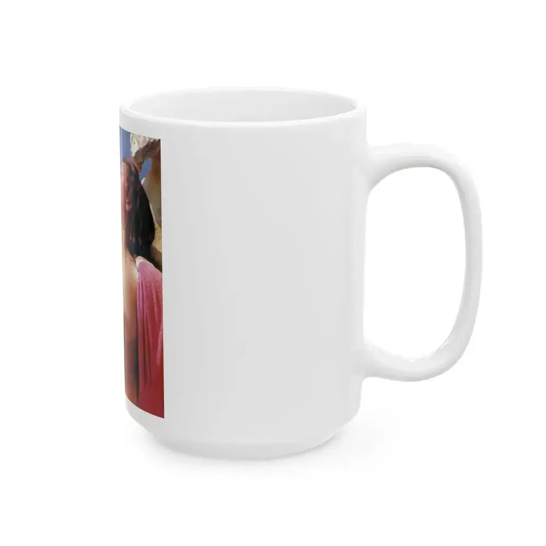 June Palmer #164 - Topless (Vintage Female Icon) White Coffee Mug - Go Mug Yourself