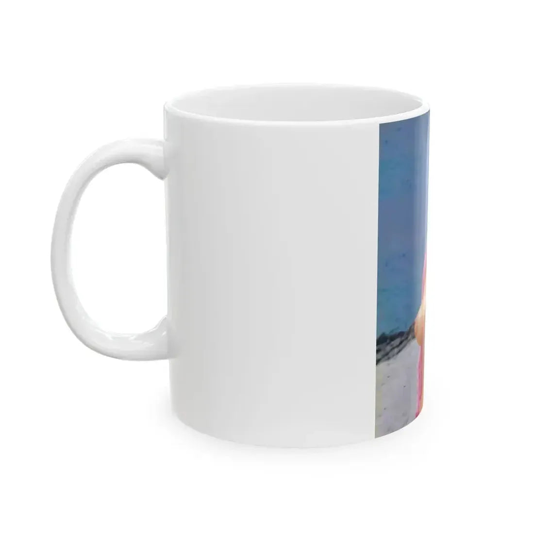 June Palmer #164 - Topless (Vintage Female Icon) White Coffee Mug - Go Mug Yourself