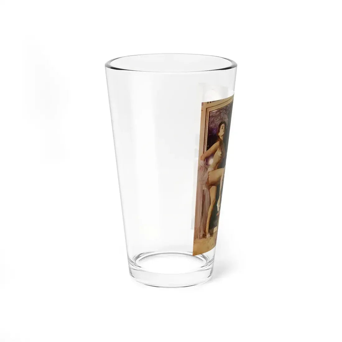 June Palmer #169 - Topless Mag. Spread (Vintage Female Icon) Pint Glass 16oz - Go Mug Yourself