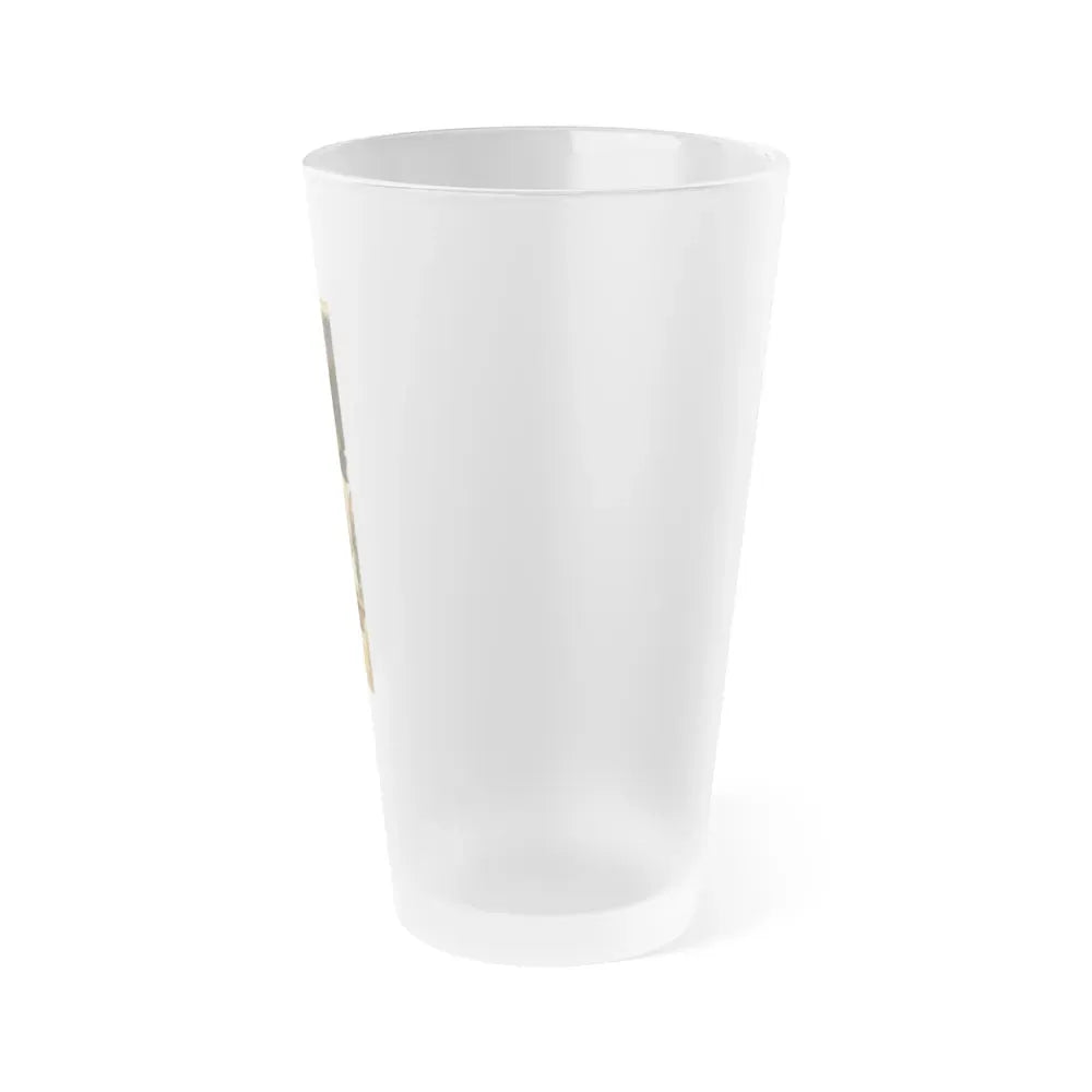 June Palmer #170 - Topless (Vintage Female Icon) Frosted Pint Glass 16oz - Go Mug Yourself
