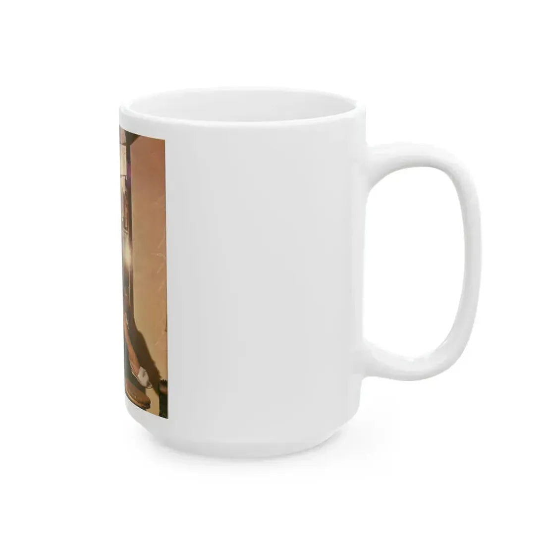 June Palmer #172 - Topless (Vintage Female Icon) White Coffee Mug - Go Mug Yourself