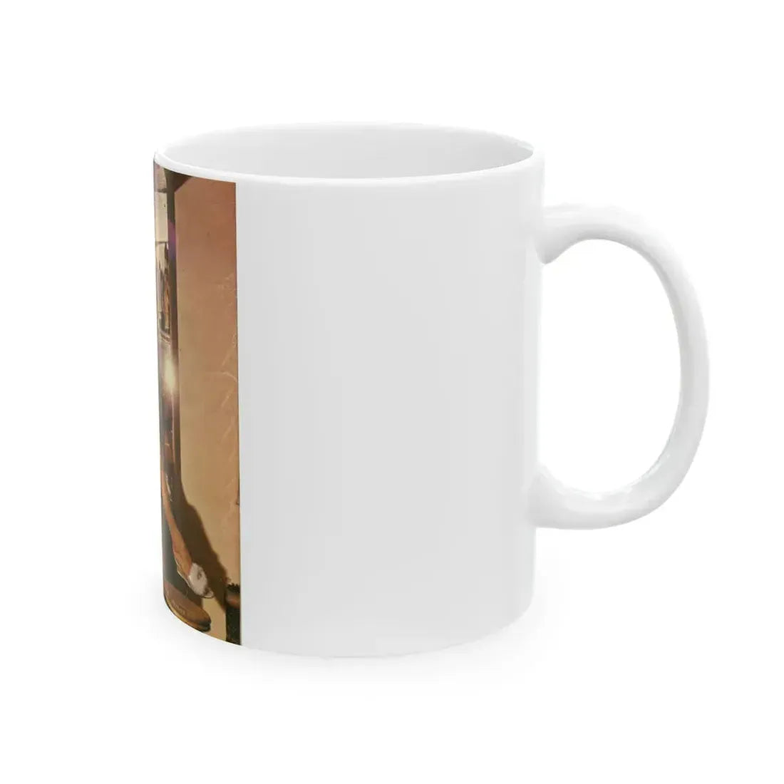June Palmer #172 - Topless (Vintage Female Icon) White Coffee Mug - Go Mug Yourself