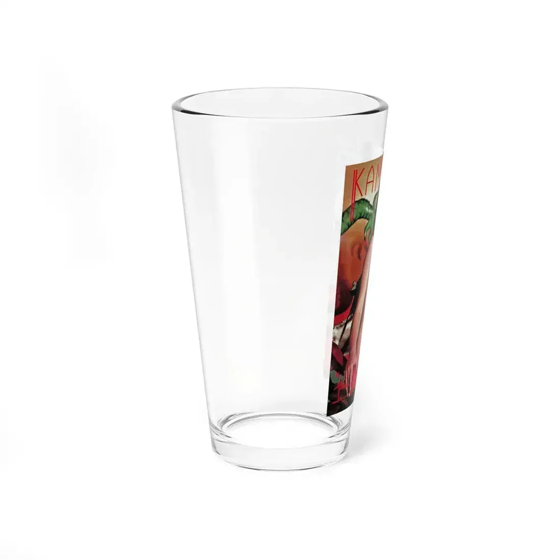 June Palmer #174 - Topless (Vintage Female Icon) Pint Glass 16oz - Go Mug Yourself