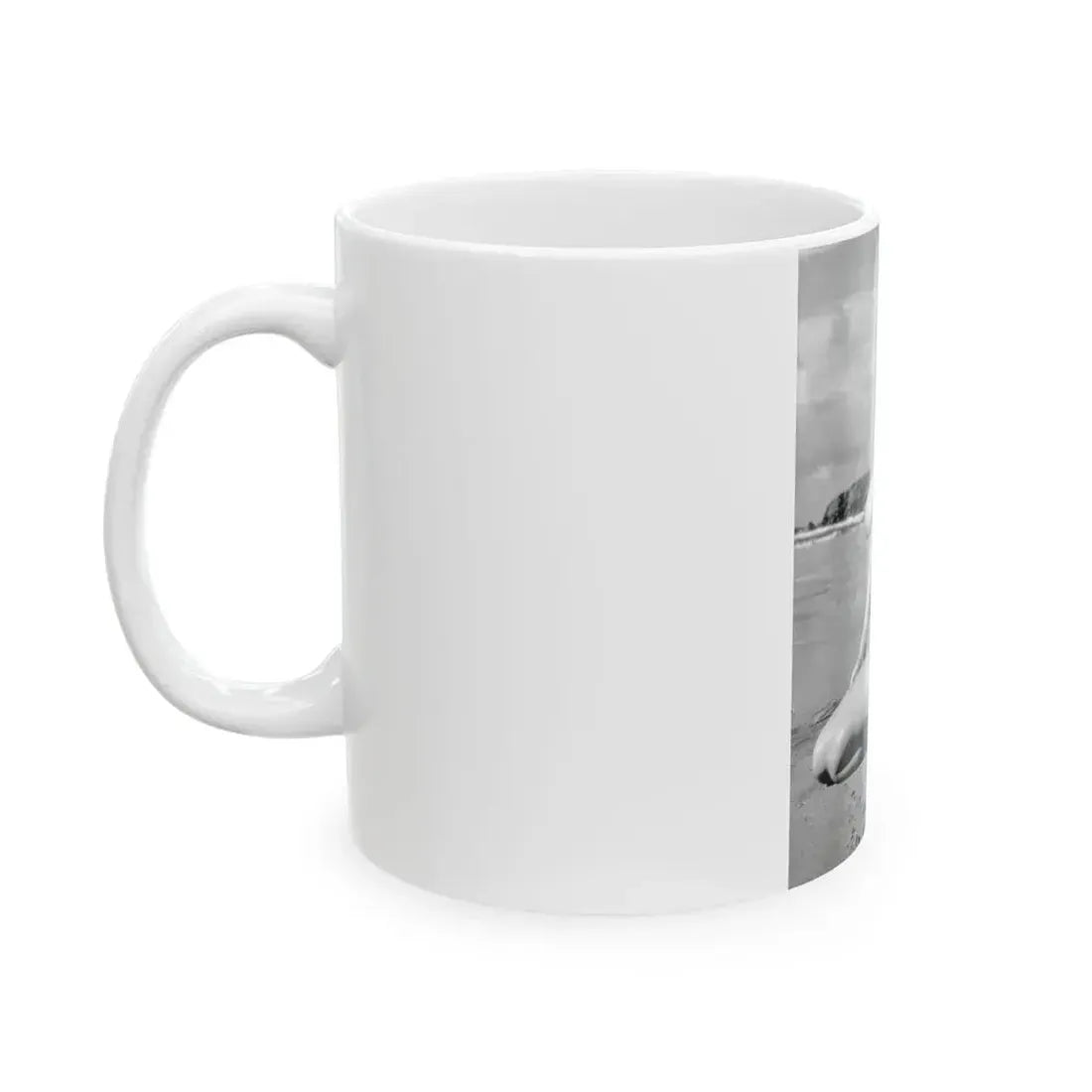 June Palmer #175 - Topless (Vintage Female Icon) White Coffee Mug - Go Mug Yourself