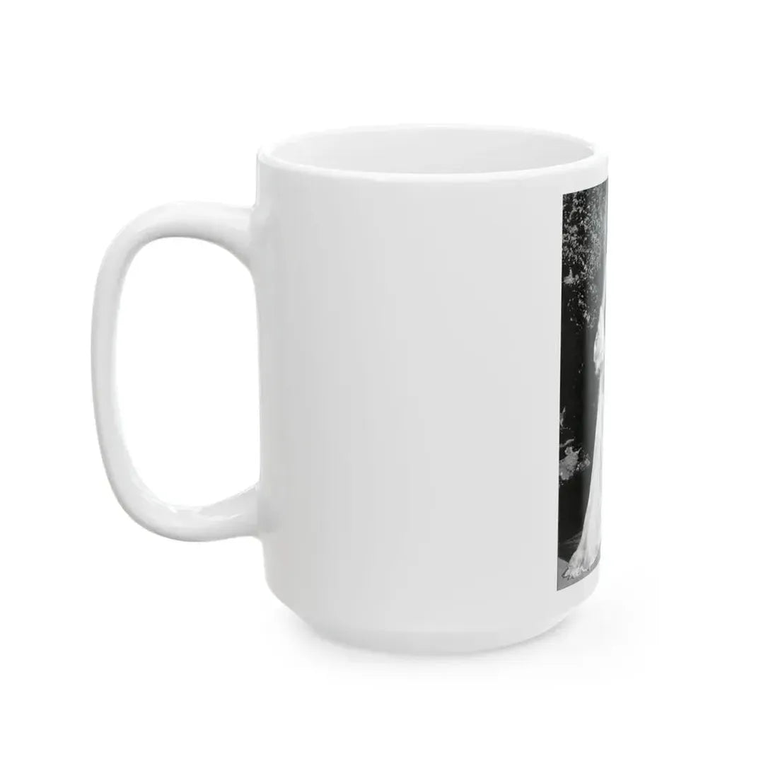 June Palmer #176 - Topless (Vintage Female Icon) White Coffee Mug - Go Mug Yourself